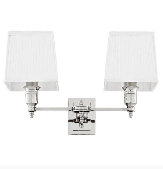 Бра Lexington Double от Eichholtz Белый/Хром 108636 EICHHOLTZ ПОД СТАРИНУ 059738 Белый;никель  - Вид №3