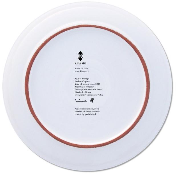 Kiasmo Керамическая тарелка Copius 2015kddcopv - Вид №2