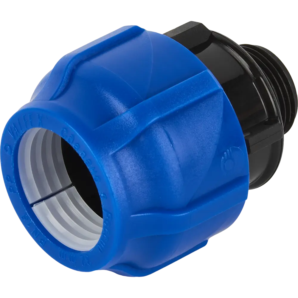 Муфта комбинированная ПНД Valfex 3/4"x32 мм НР 121001132034 STLM-2188316