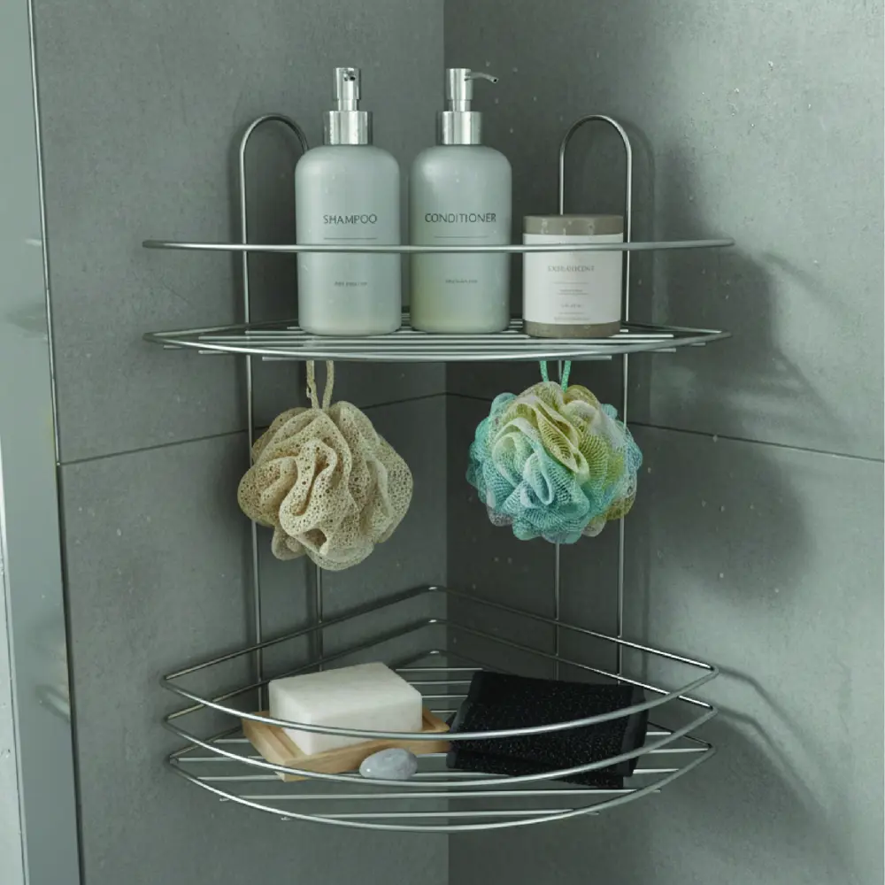 Полка для ванной Lemer Nil 23x34.5 см металл цвет хром STLM-2001457 - Вид №10