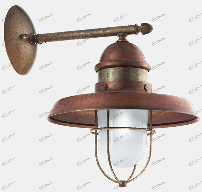 Il Fanale Настенный светильник для улицы из металла Patio 225.05.orb