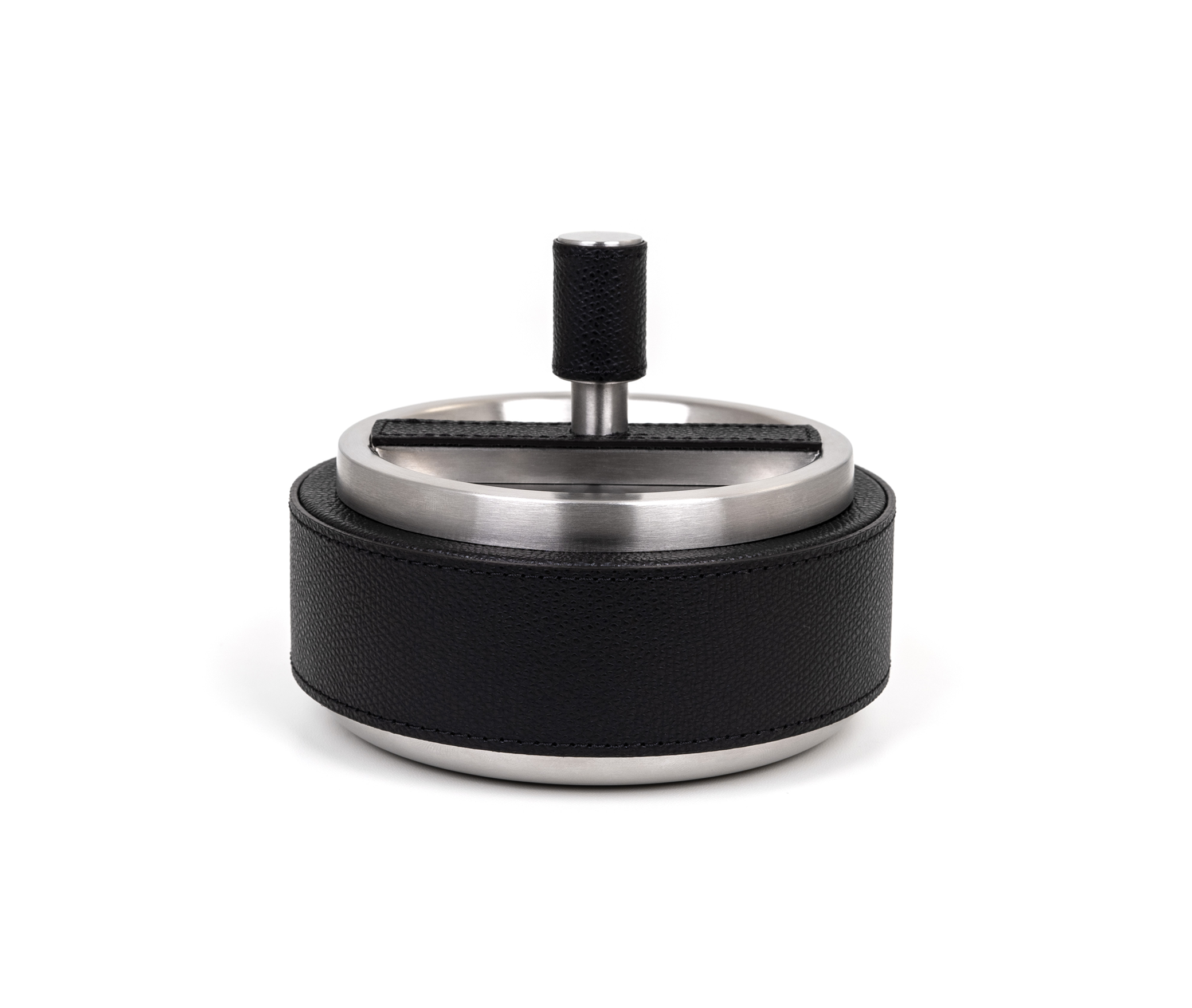 Пепельница Giro - Ø 13,5XH11,5 см / зерненая кожа_CAMEL Pinetti 00.2379.029.011 - Вид №1