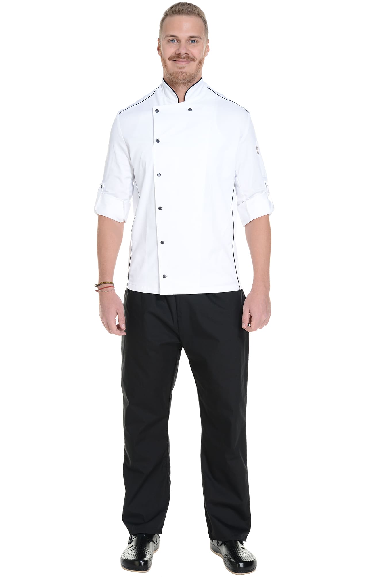 62613 Китель поварской white RICON  Одежда для поваров  размер 46 (S)  - Вид №12