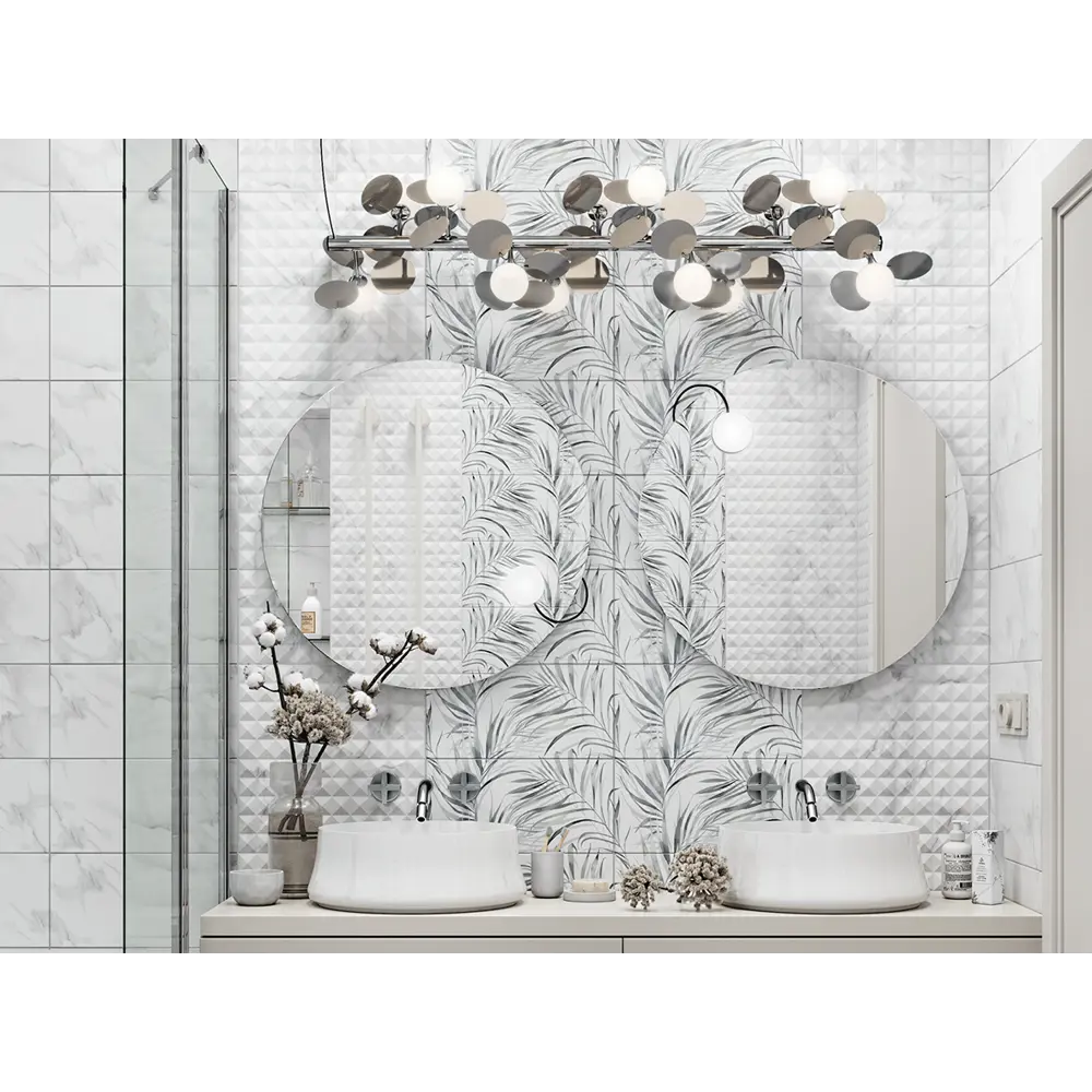 Плитка настенная Culto Asana Goa 20x40 см 1.2 м² цвет белый STLM-2050451 - Вид №6