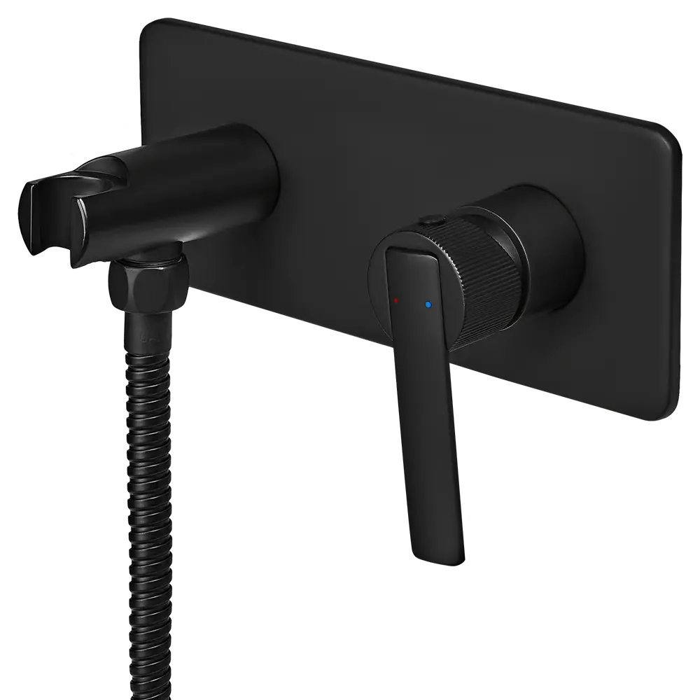 Гигиенический душ KONSENSA Теано набор со смесителем цвет черный матовый STLM-2198633 - Вид №7