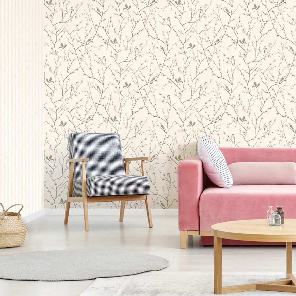 Обои флизелиновые Euro Decor Julie бежевые 1.06 м 7007-02 82377938 STLM-2027656 - Вид №5