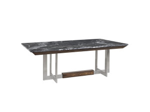 Мраморный прямоугольный фиксированный стол