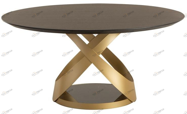 Tonin Casa Круглый дубовый стол sun-id-1439161