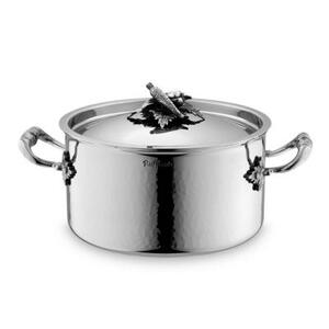 Кастрюля Opus Prima OPA1607X, с крышкой, нержавеющая сталь, Ø16 см, 1,5 л