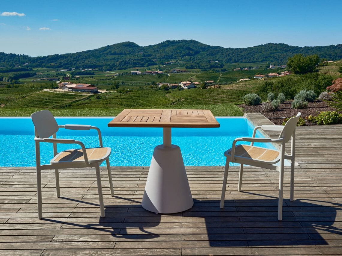 Квадратный садовый стол DRIGANI плоская поверхность ARCH-00046898