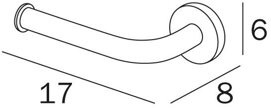 INDA® Держатель рулона из нержавеющей стали Inox A14250 - Вид №2