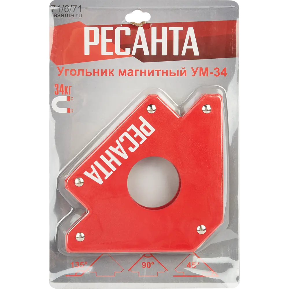 Угольник магнитный Ресанта УМ-34 STLM-2107780 - Вид №4