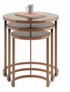 Ersa Круглый журнальный столик из меди