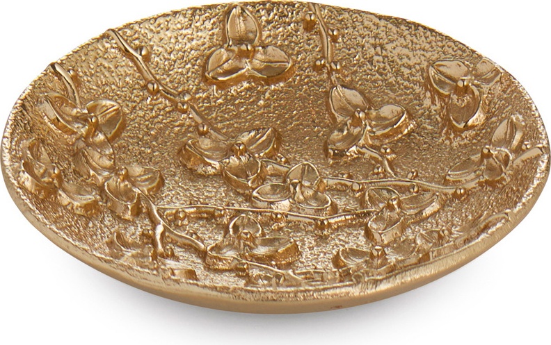 10599951 Michael Aram Чаша Michael Aram "Паслён" 12см (золотистая) Сталь нержавеющая 