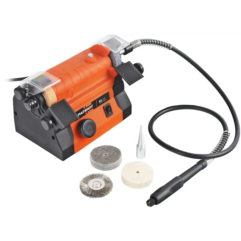 Точильный станок Patriot BG 110 с регулировкой оборотов 89358325 STLM-1412450