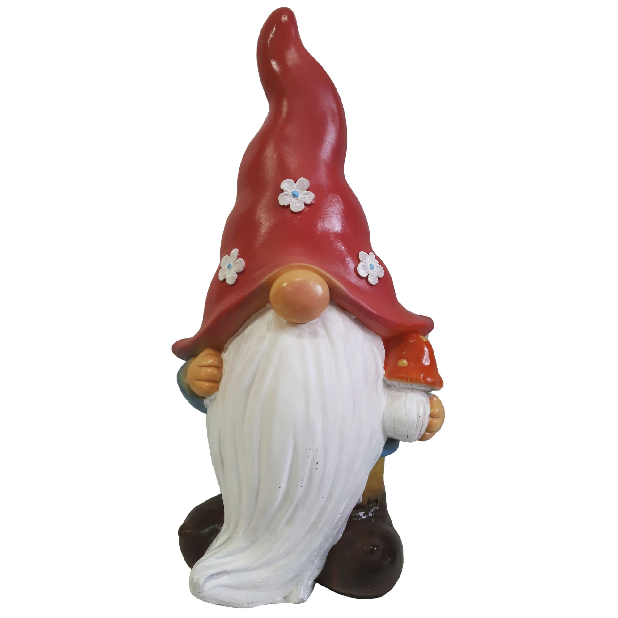 84549158 Фигура садовая «Гном с грибом» большой высота 48 см Santreyd 