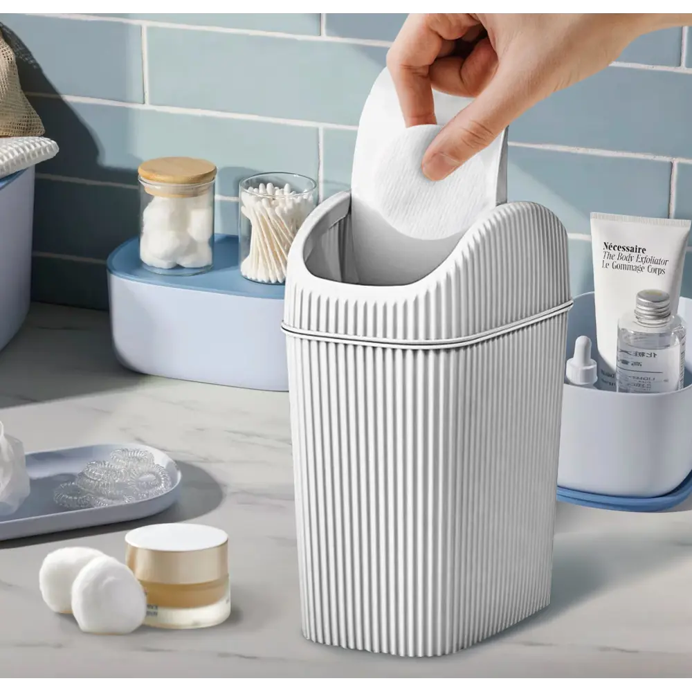 Контейнер для мусора Deco 2 л пластик цвет бежевый Santreyd STLM-2028798