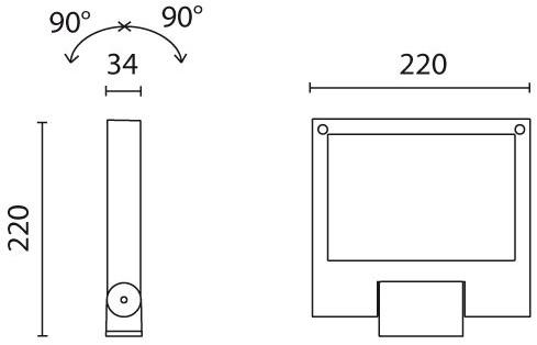 SIMES Тонкий светодиодный проектор. симметричная и асимметричная оптика Movit sun-id-1484008 - Вид №8