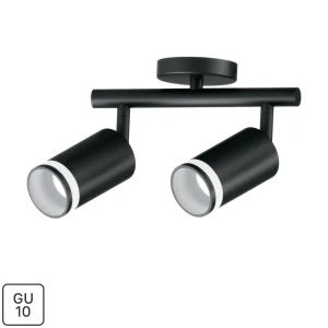Спот поворотный Feron ML232 2 лампы GU10 4 м² цвет черный