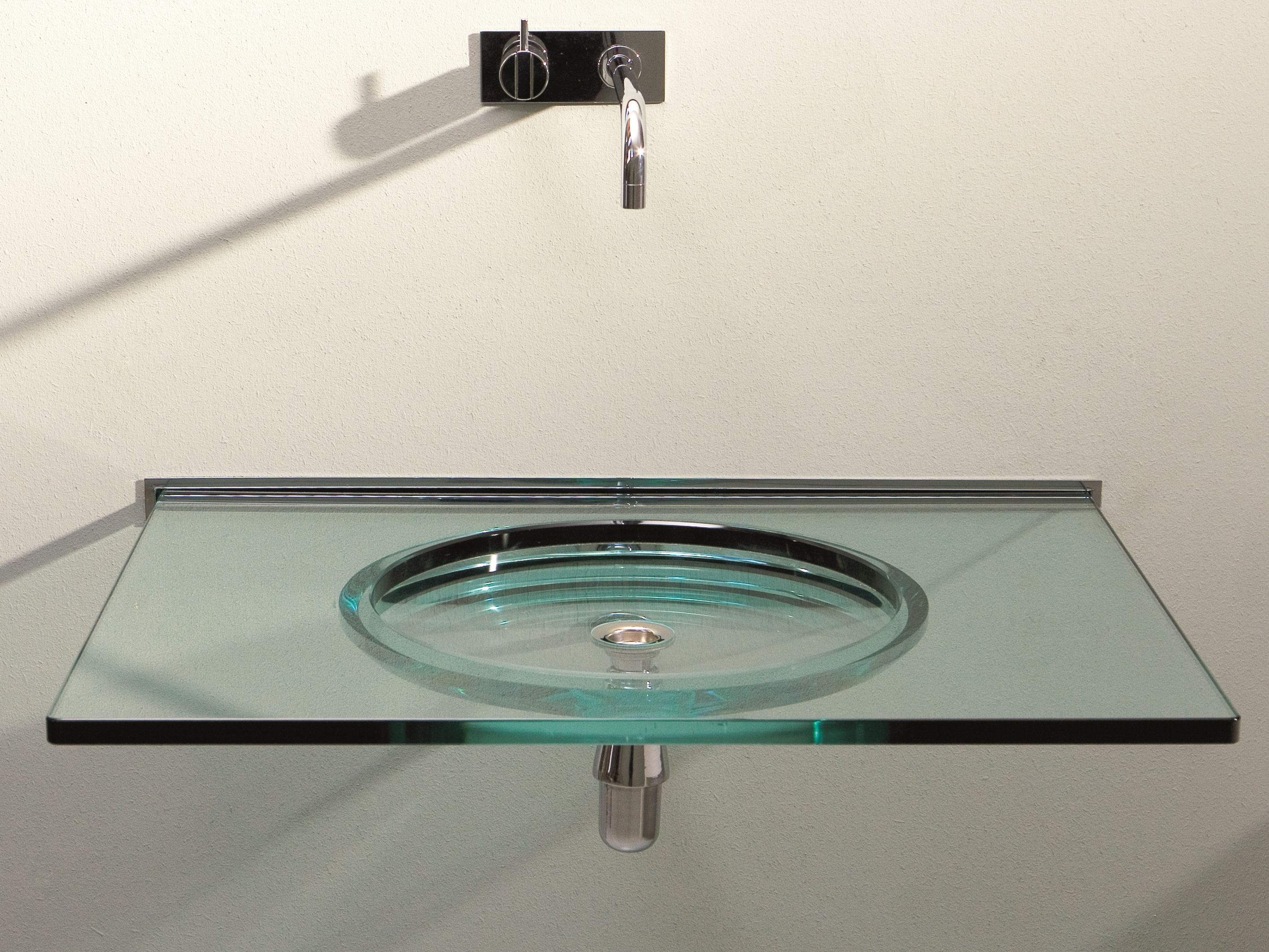 Кристалл прямоугольный одиночный подвесной умывальник Rapsel Nost ARCH-00035184