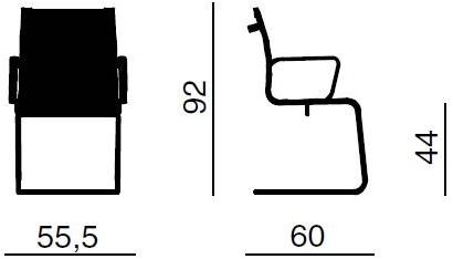 Quadrifoglio Консольный стул из сетки Dekora sun-id-1484710 - Вид №3
