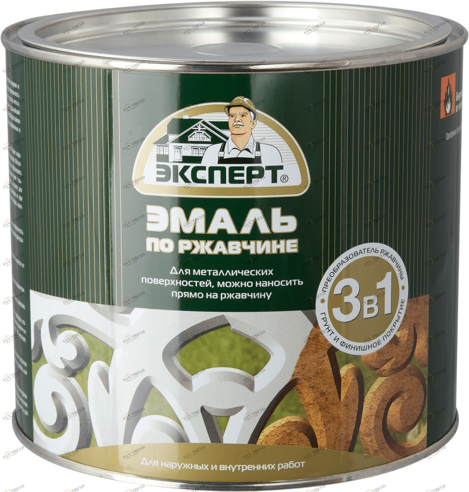 Эмаль Эксперт по ржавчине 3в1 0,8кг 5930