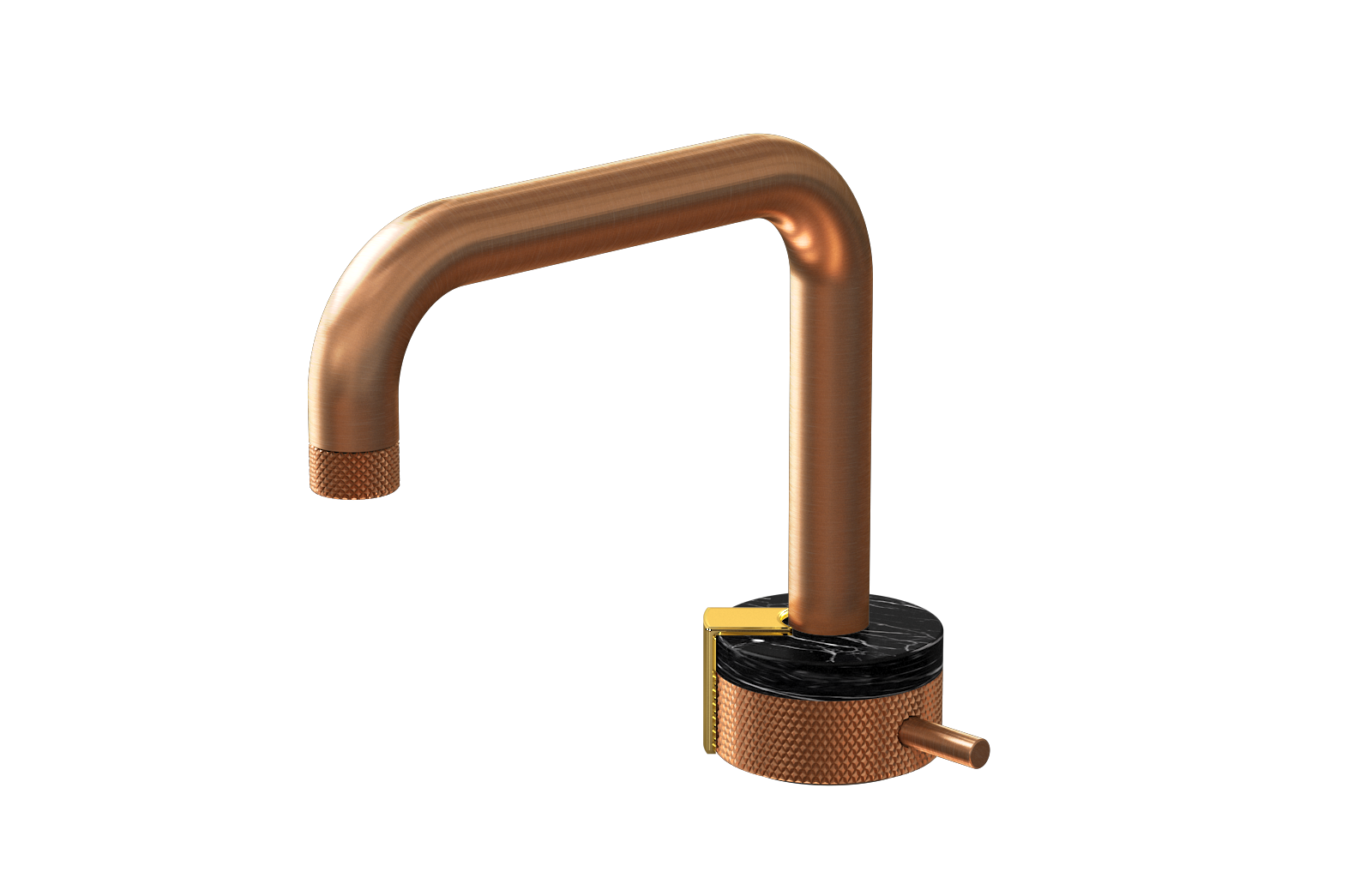 E-11500-R2MB-L2AU-BRG Однорычажный прогрессивный смеситель для раковины - излив 15,3см GRAFF MOD+