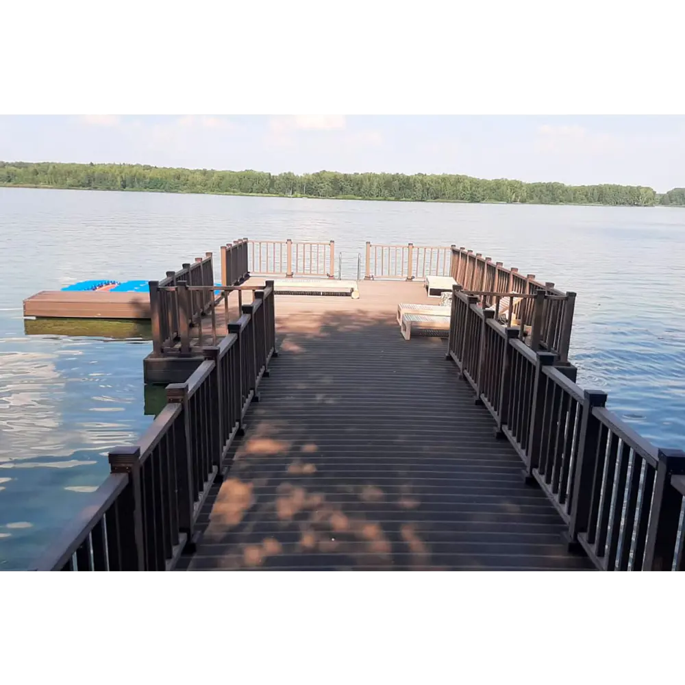 Ограждения из ДПК Holzhof Секция 3Д Santreyd STLM-2092842 - Вид №4