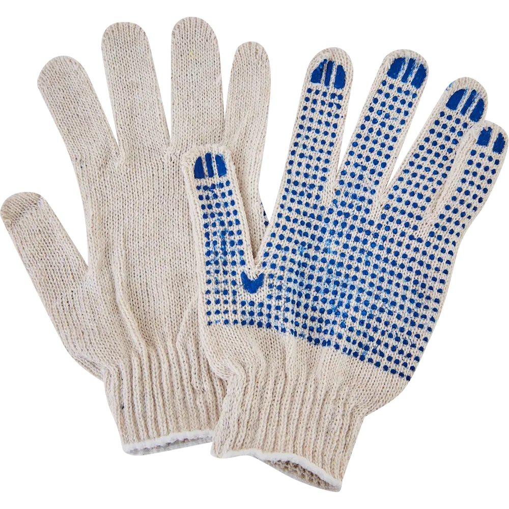 Перчатки хлопчатобумажные с ПВХ размер единый "Эконом" Santreyd STLM-2001513