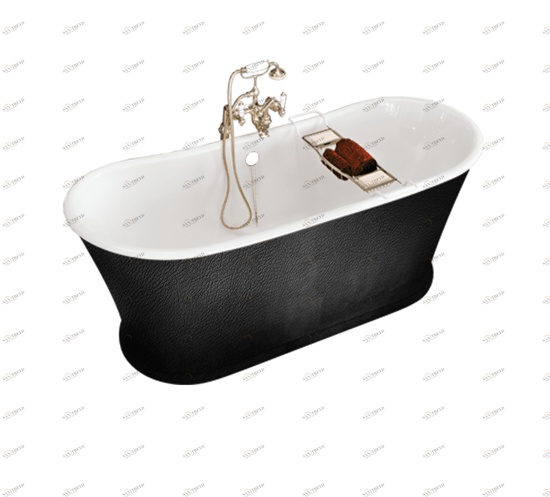 Gentry Home Новая Канада Cast iron bathtub Черная кожа GH103118 