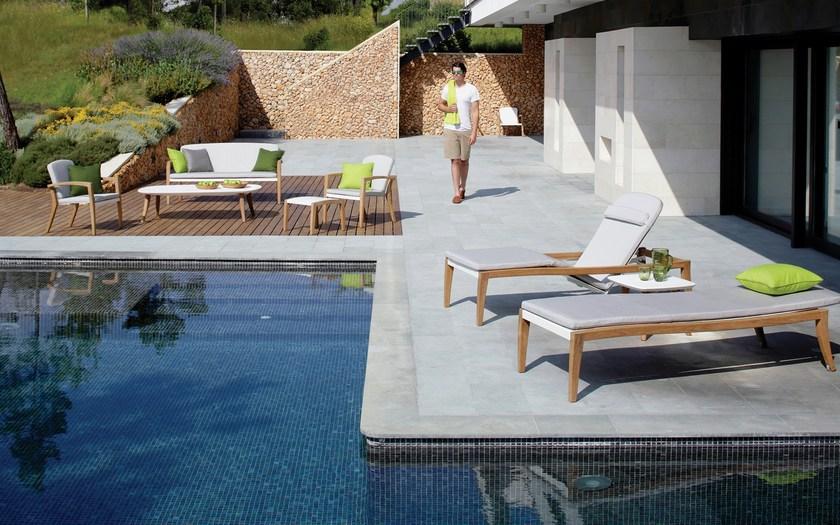 Royal Botania Прямоугольный алюминиевый садовый пуф Zidiz sun-id-1432552 - Вид №1