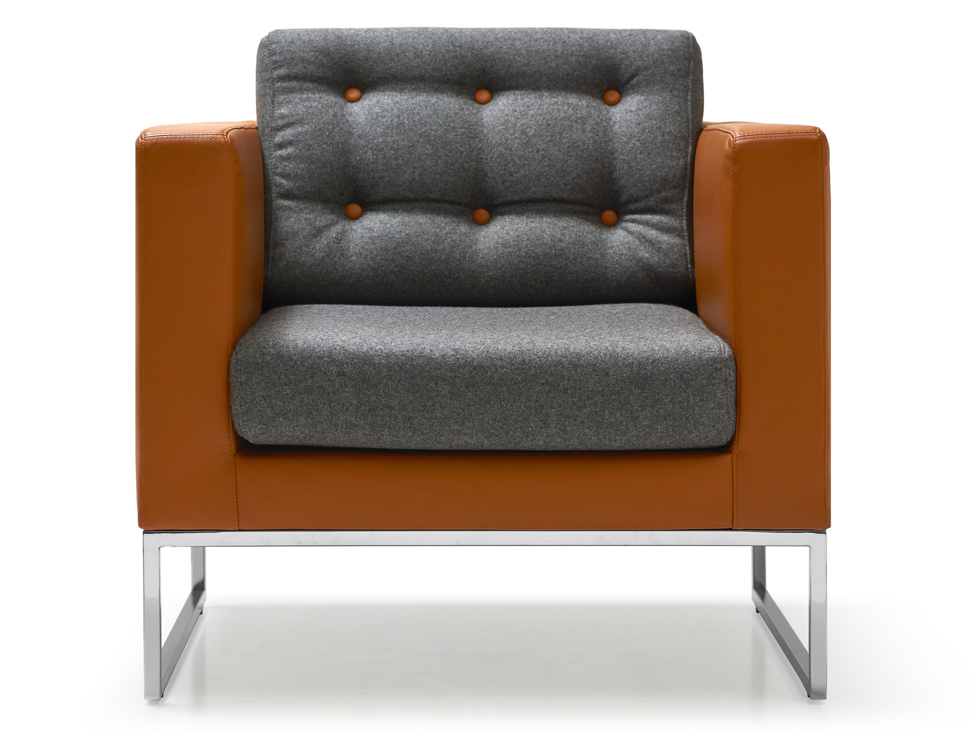 Кресло для саней capitonné из ткани с подлокотниками Quinti Sedute ARCH-00133354 - Вид №1