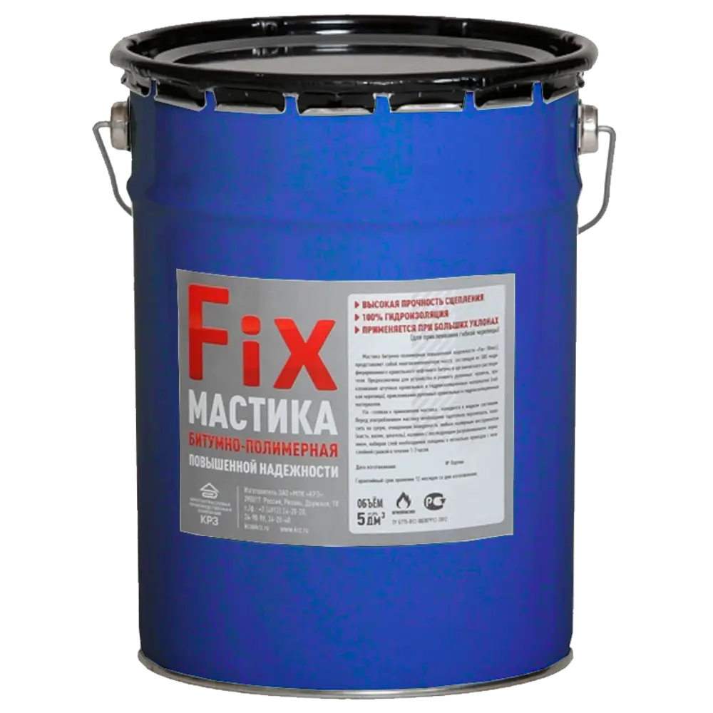 Мастика Fix для гибкой черепицы 4.5 кг Santreyd STLM-2079785