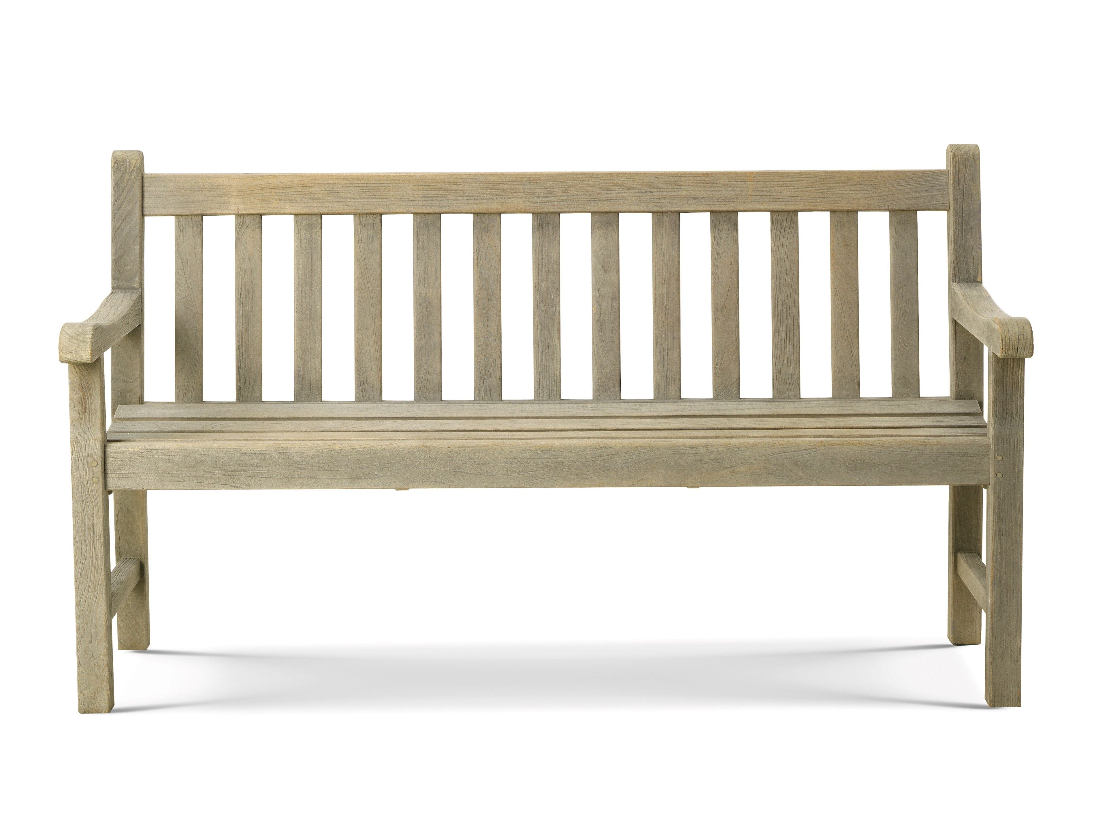 Садовая скамейка из тикового дерева с подлокотниками In Stock Ethimo ARCH-00028979