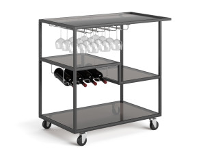 Металлическая барная тележка