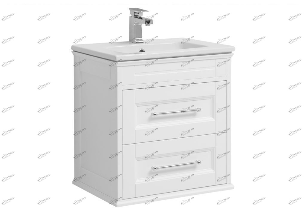 Тумба с раковиной Aquanet Бостон М 60 белый 0020967900197960