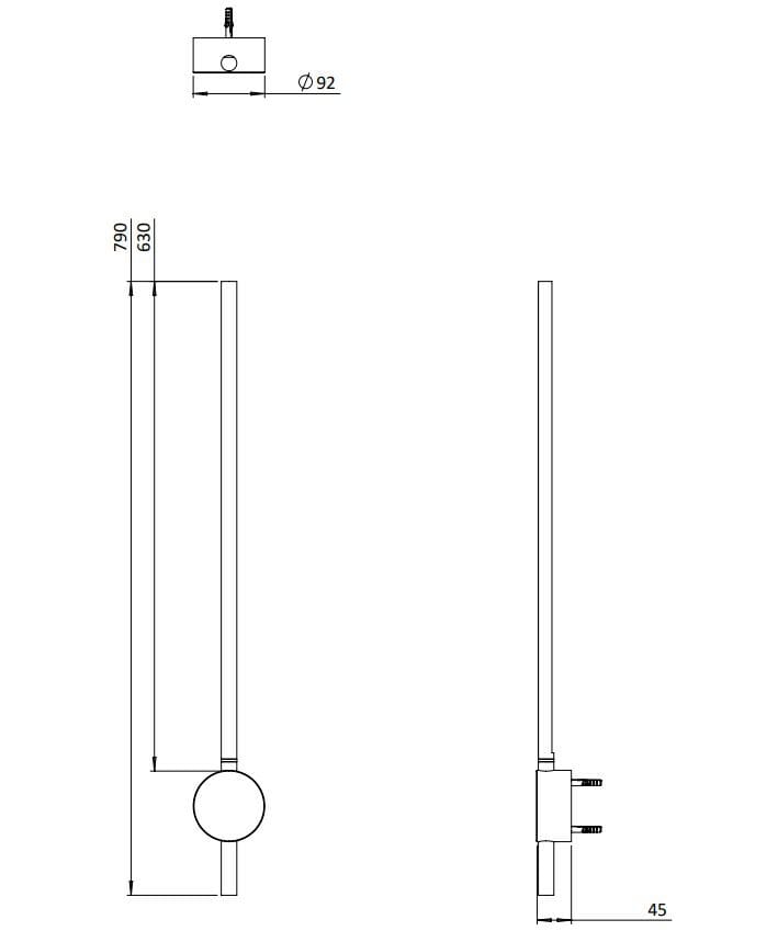 Металлический светодиодный настенный светильник CROSSWATER TRANQUIL ARCH-00120050 - Вид №6