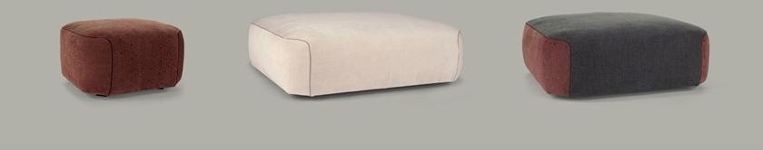 Borzalino Пуф из мягкой ткани Franklin sun-id-1392870 - Вид №1