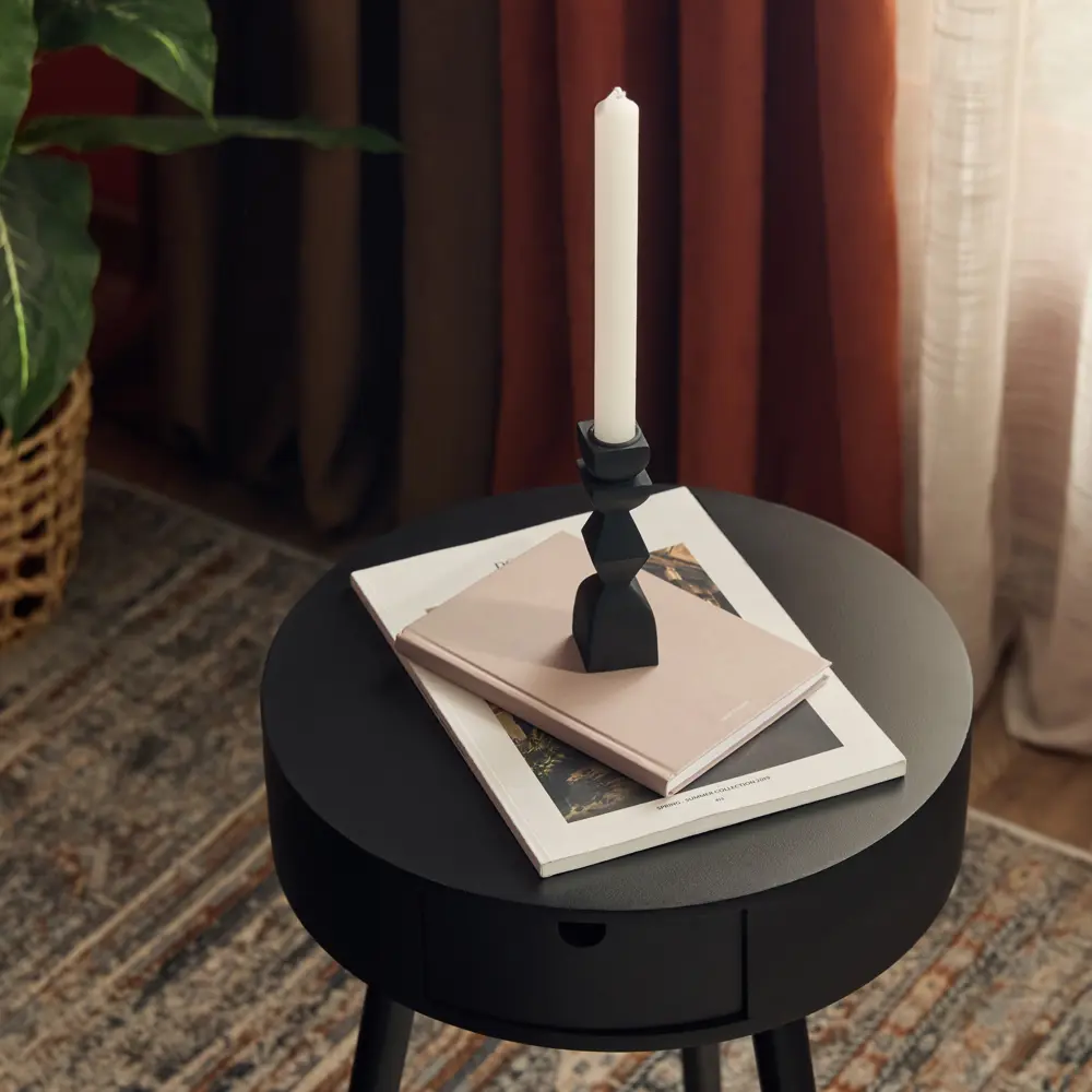 Подсвечник 4x14.5 см черный Santreyd STLM-2195144 - Вид №3