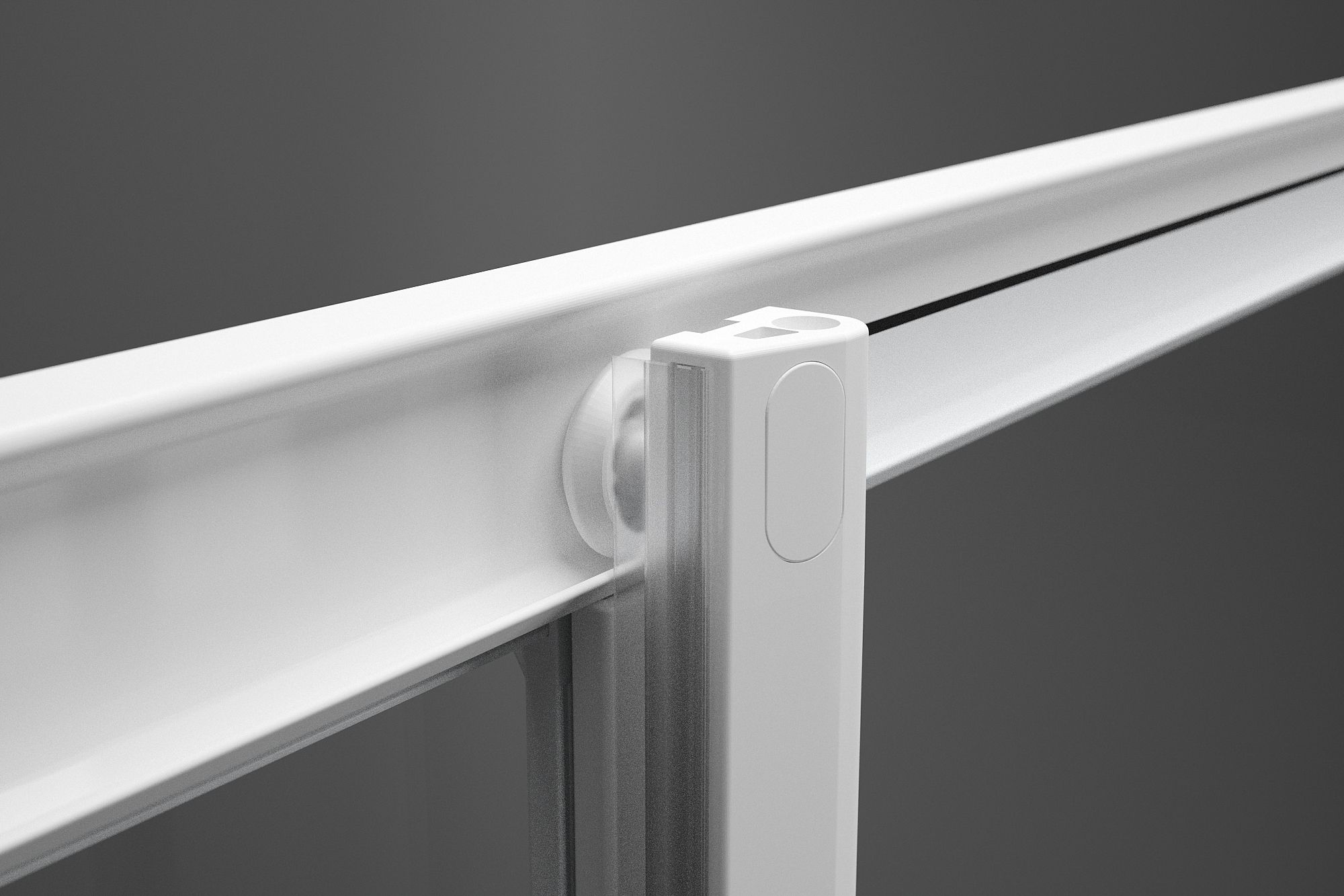 Угловая душевая кабина с распашной дверью Novellini Lunes ARCH-00135693 - Вид №3