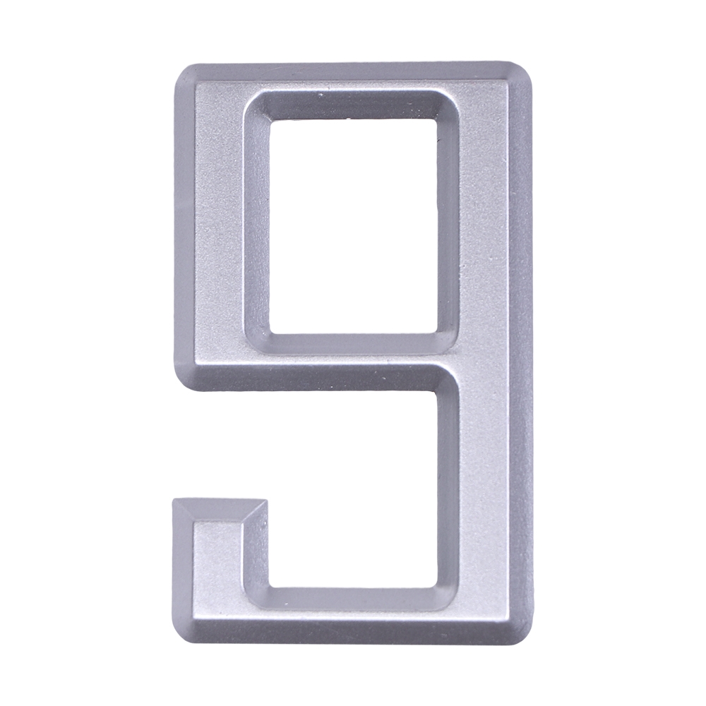 Дверной номер  «9», 37х5х60 мм, серебро LJPS0069 Public Steel Россия 