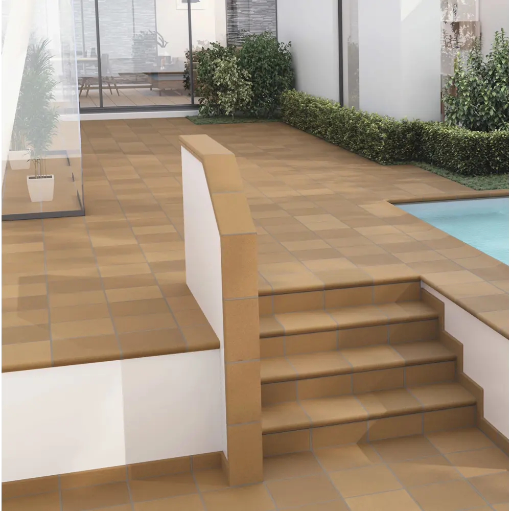 Клинкерная плитка Gresan Natural Base 33x33 см 0.76 м² цвет коричневый Santreyd STLM-2140022 - Вид №3