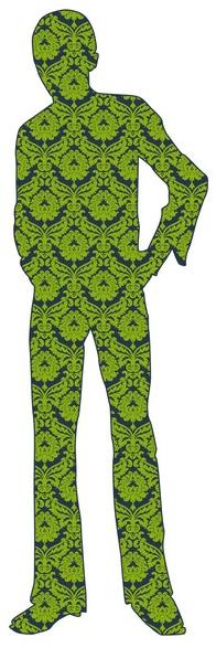 CONCEPTUWALL Декор из клейкой ткани Silhouettes sun-id-1391006 - Вид №20