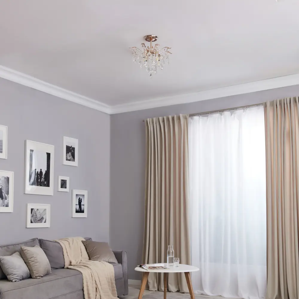 Люстра потолочная хрустальная Escada 1128/4, 4 лампы, 12 м², цвет золотистый STLM-2122339 - Вид №14