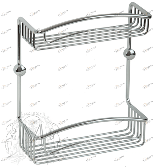 Решетка двойная MIGLIORE Complementi ML.COM.CR-50.600 - хром ML.COM-50.600.CR