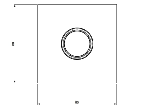 Однорычажный встраиваемый смеситель для душа с одним отверстием Rubinetterie Frattini отдельная эстетика ARCH-00138025 - Вид №11