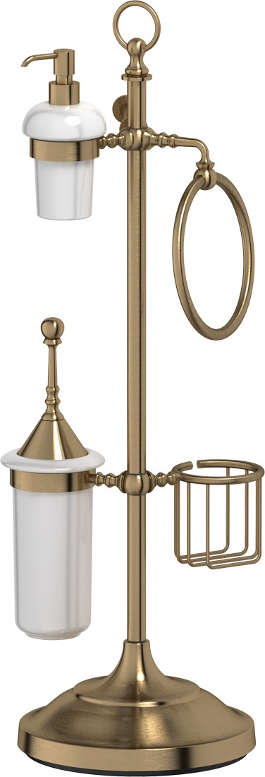STI 535 Стойка с 5-ю аксессуарами для туалета с биде 80 cm 3SC STILMAR ANTIQUE BRONZE Treesseci 3SC