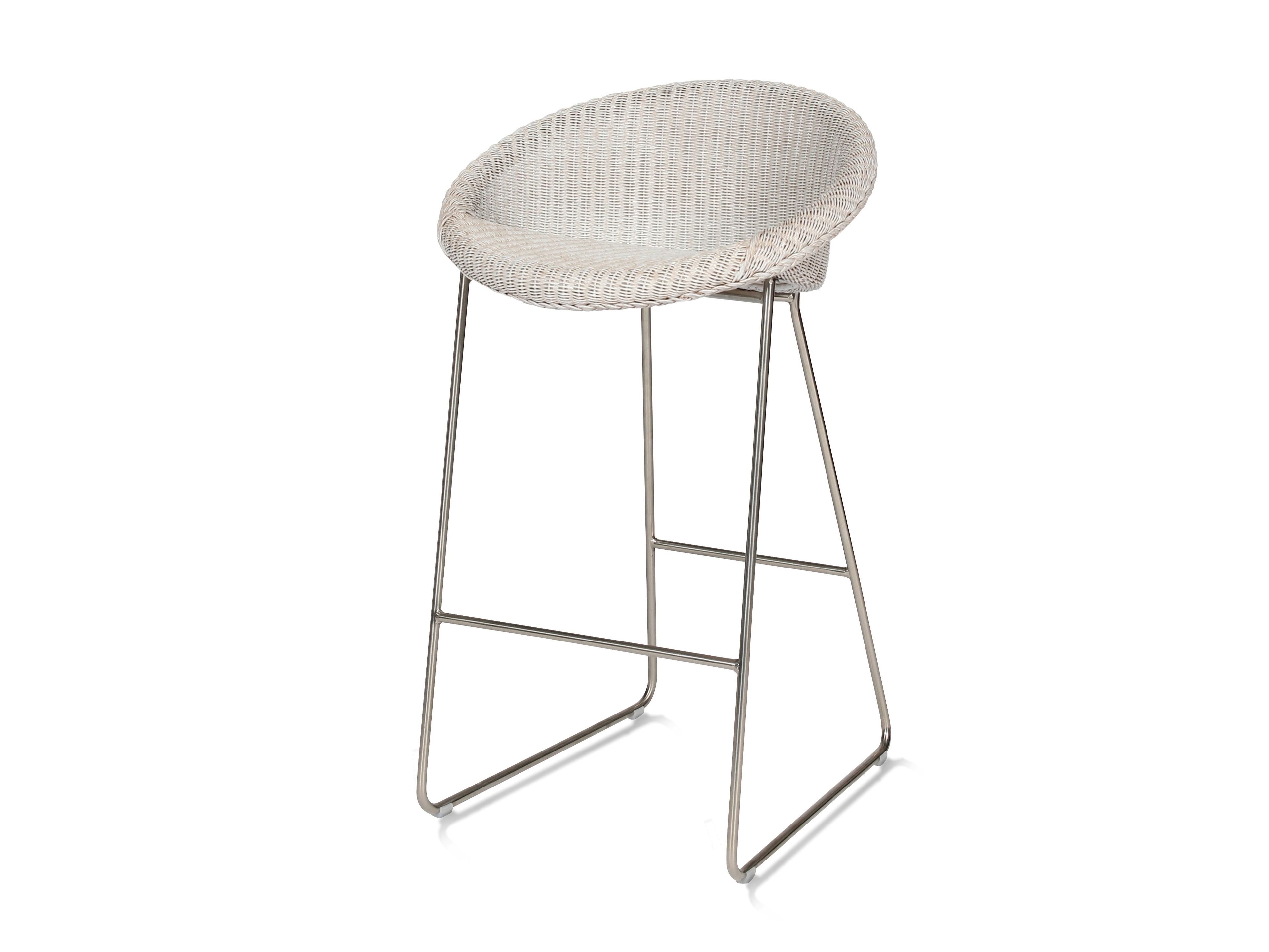 Высокий табурет в Lloyd loom с подставкой для ног Vincent sheppard Джо ARCH-00048248 - Вид №9