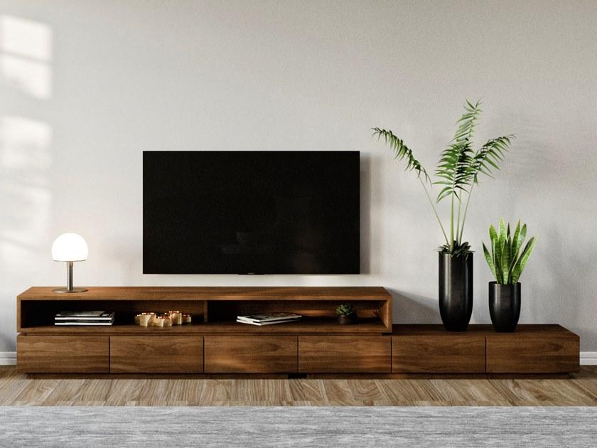 DE.CI Тумба под ТВ из фанерованной древесины Sand 10-sand-100 - Вид №1