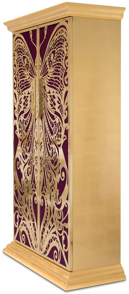 KOKET Шкаф с сусальным золотом с ящиками sun-id-1412528 - Вид №3